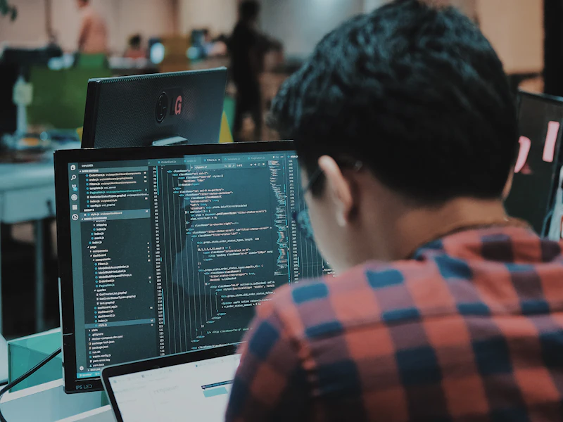 An engineer working through a problem alone, uninterrupted
