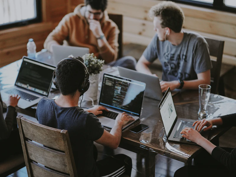Axiomra engineers pairing on a machine learning build