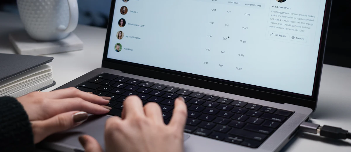 A founder working on the dashboard of an AI SaaS product