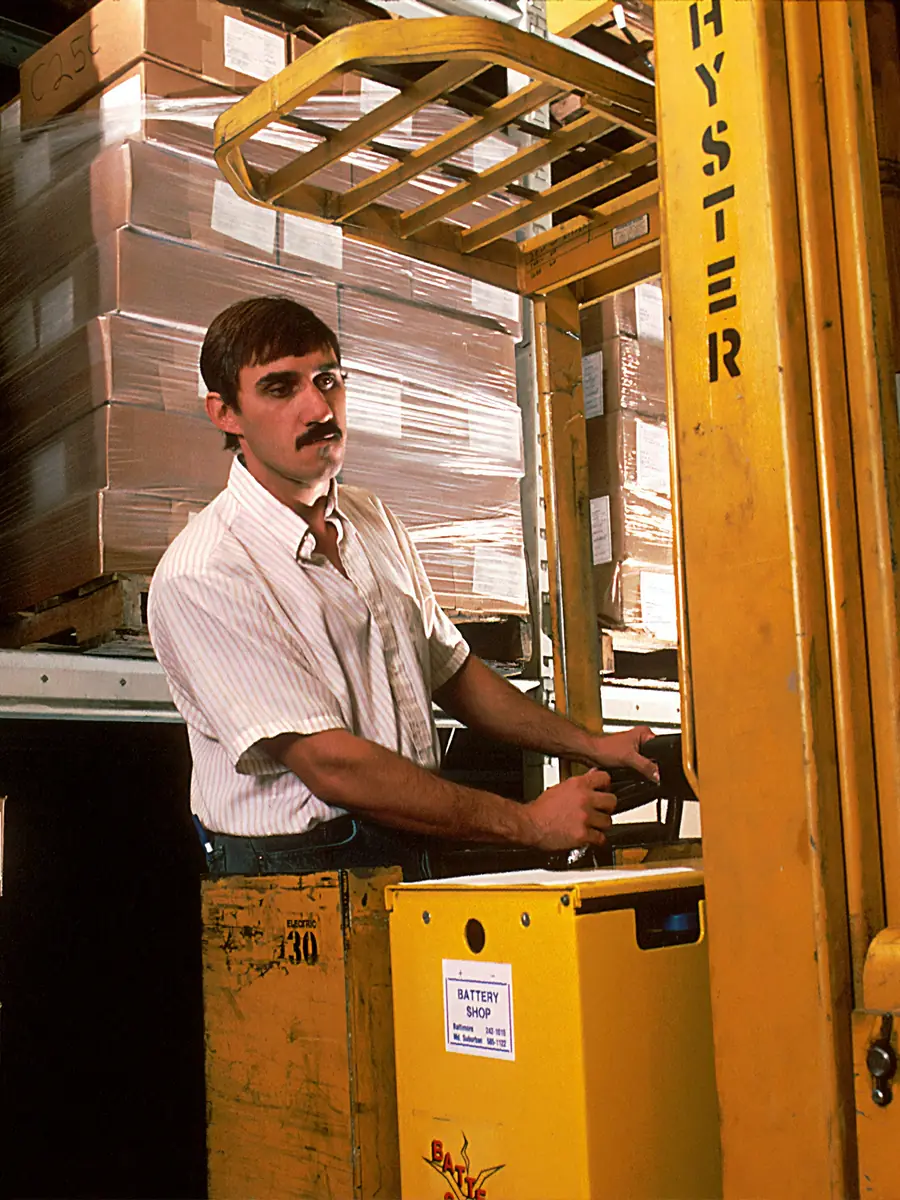 High racking inside a modern distribution centre